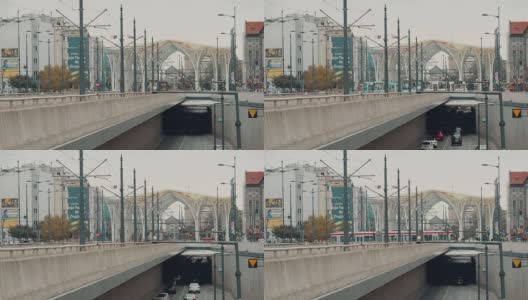 城市十字路口高清在线视频素材下载