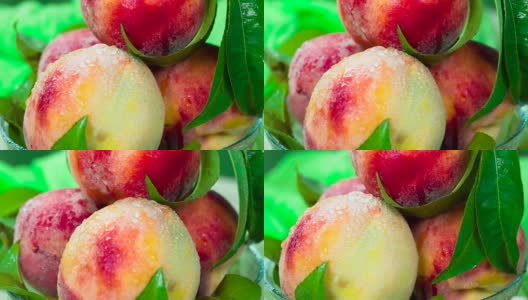 新丰收的开胃桃子高清在线视频素材下载