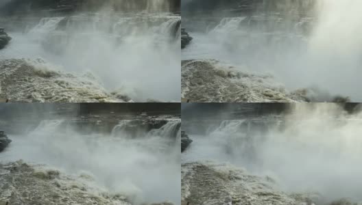 中国黄河壶口瀑布高清在线视频素材下载