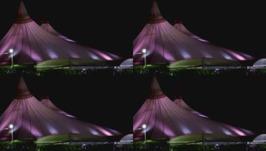 大型庆典帐篷高清在线视频素材下载