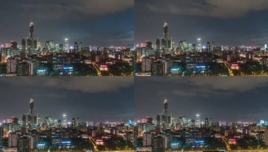 Time Lapse- Downtown Beijing, Night / Beijing, China(白天和夜晚系列)高清在线视频素材下载