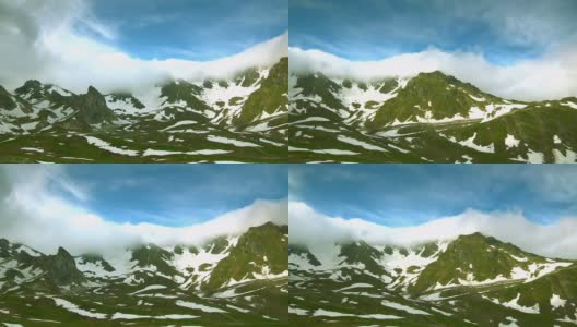 阿尔卑斯山的山顶高清在线视频素材下载