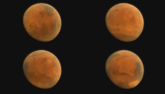 火星自转(loopable)高清在线视频素材下载