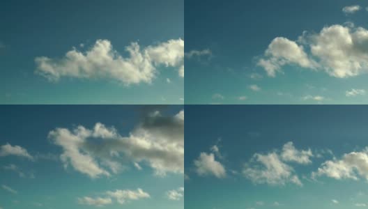 美丽的蓝天和白云高清在线视频素材下载