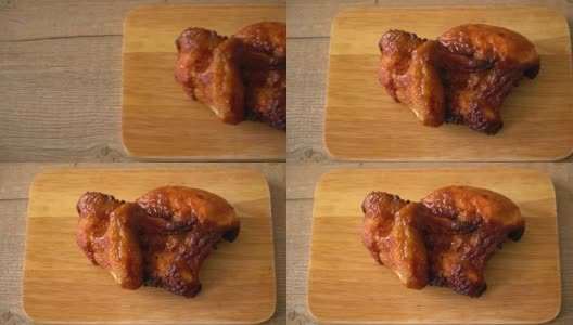烤鸡和烤鸡高清在线视频素材下载