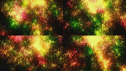 抽象多色粒子高清在线视频素材下载