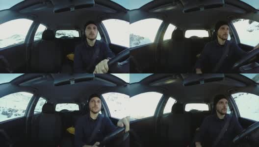 POV驾驶车内:山口高清在线视频素材下载
