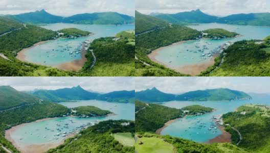 香港世界地质公园的海滩景色高清在线视频素材下载