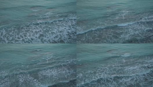 鸟瞰水波，大海。高清在线视频素材下载