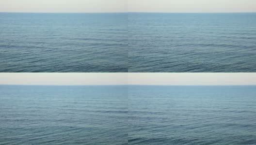 平静的大海一直延伸到地平线高清在线视频素材下载