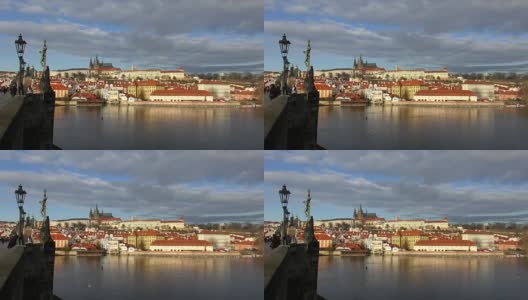查理大桥-布拉格，捷克共和国高清在线视频素材下载
