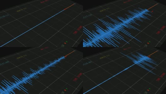 地震仪(计算机地震数据)高清在线视频素材下载