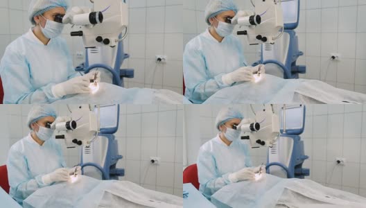 医院眼科手术高清在线视频素材下载