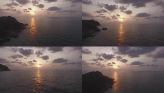日出，岛上海景高清在线视频素材下载