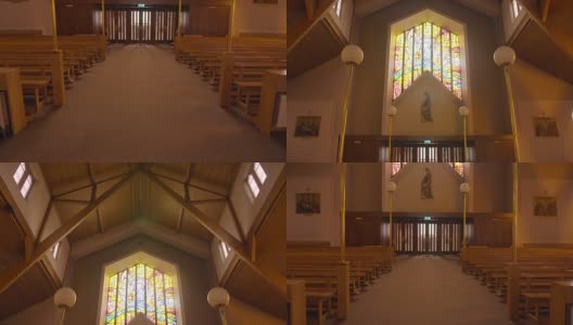 爱尔兰图拉莫尔的圣母升天教堂高清在线视频素材下载