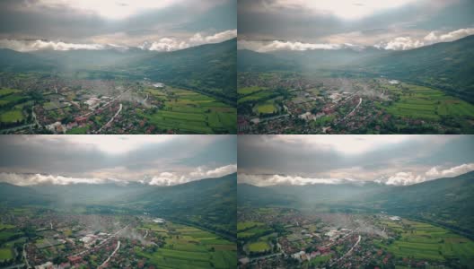 塞尔维亚巴伊纳巴斯塔的无人机全景图高清在线视频素材下载