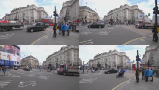 人们在伦敦的街道上以60帧/秒的慢动作行走高清在线视频素材下载