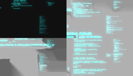 计算机编程代码打字黑客程序员编码器应用程序应用4k高清在线视频素材下载