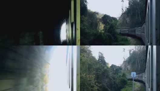 视频铁路运输和景观高清在线视频素材下载