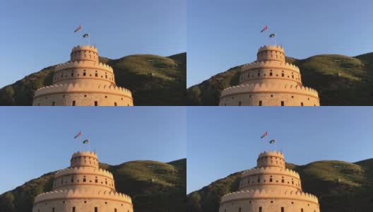 阿联酋资助谢赫扎耶德本苏丹阿勒纳哈扬桥纪念碑的视频剪辑在斯瓦特山谷高清在线视频素材下载