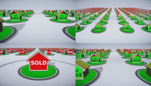 房地产及房屋销售高清在线视频素材下载