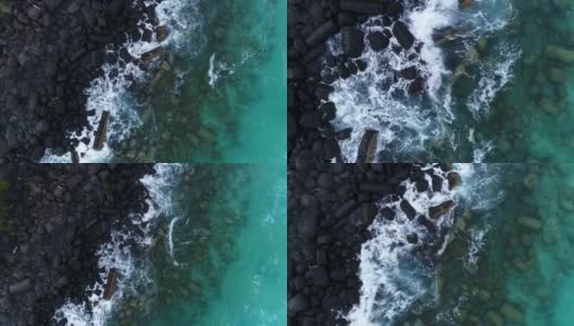 鸟瞰图的澳大利亚海滩高清在线视频素材下载