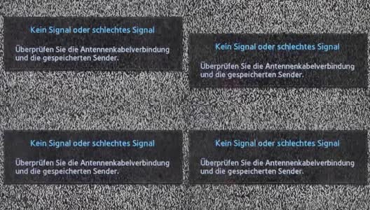 无频道白噪声信号特写高清在线视频素材下载