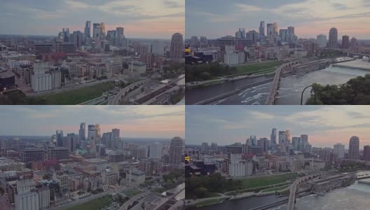 Minneapolis Skyline高清在线视频素材下载