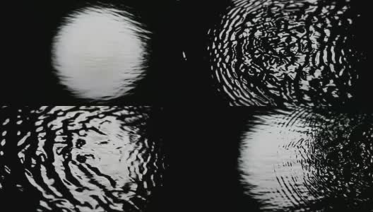 水中满月，诺曼底，慢镜头4K高清在线视频素材下载
