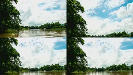 移动云在河在农村地区，时间流逝视频高清在线视频素材下载