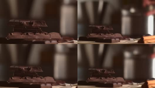 准备融化的巧克力高清在线视频素材下载