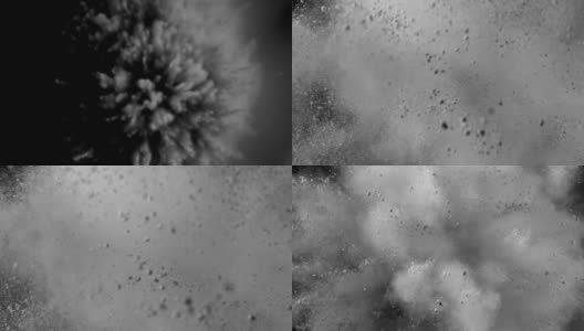 爆炸和烟雾，慢镜头高清在线视频素材下载