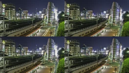 清洁高清延时-东京上野站高清在线视频素材下载