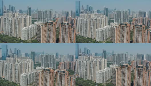 中国广州市鸟瞰图。高清在线视频素材下载