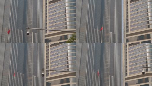 日落时分青岛市市中心交通大道慢镜头全景4k中国高清在线视频素材下载
