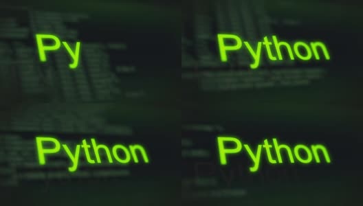 信息技术编程语言文本- Python高清在线视频素材下载