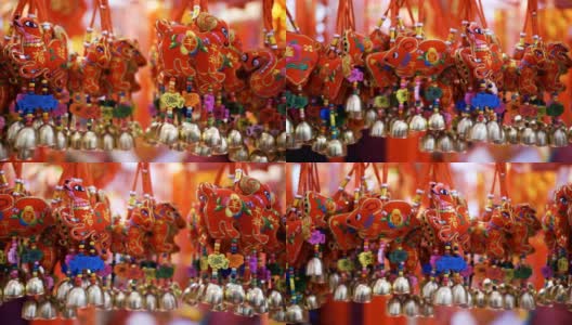 庆祝中国春节的传统装饰品高清在线视频素材下载