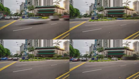 新加坡乌节路的4k时间间隔高清在线视频素材下载