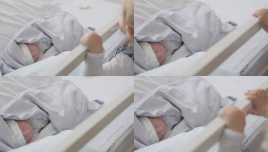 医院里的新生婴儿高清在线视频素材下载