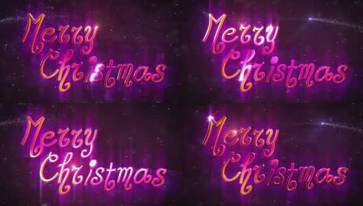 圣诞快乐背景动画高清在线视频素材下载