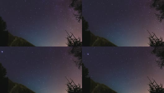 Starfield in Motion Time Lapse Star Trail高清在线视频素材下载
