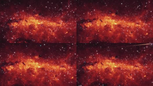 去银河系中心的太空旅行高清在线视频素材下载