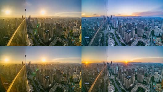 中国城市风光延时摄影高清在线视频素材下载