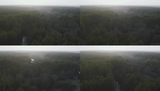 河床-俯视图从无人机高清在线视频素材下载
