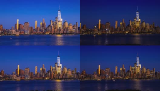 纽约市:天际线:世界贸易中心一号高清在线视频素材下载