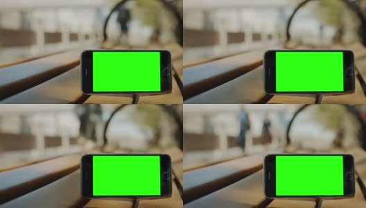 纽约市移动营销智能手机绿屏chromakey高清在线视频素材下载