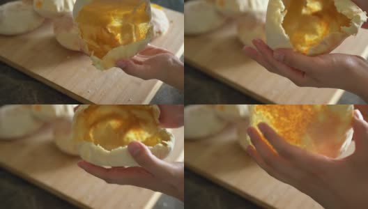 自制的皮塔饼高清在线视频素材下载