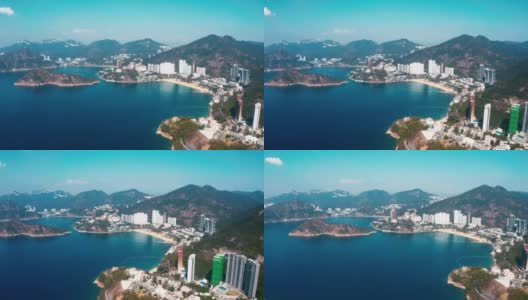 香港浅水湾无人机拍摄高清在线视频素材下载