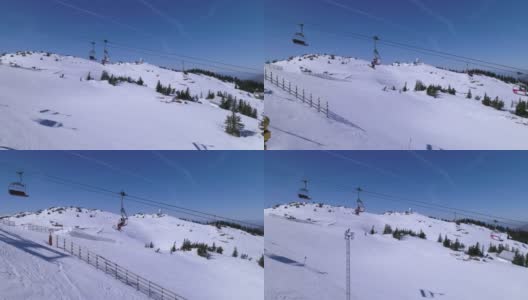 滑雪胜地高清在线视频素材下载
