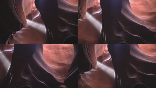 羚羊峡谷，亚利桑那州(pan)高清在线视频素材下载